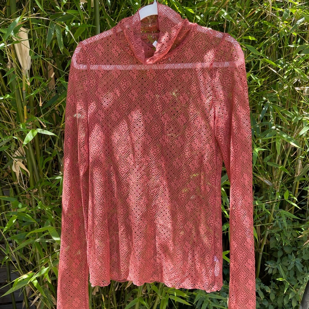 Free people lace turtleneck